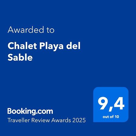 Chalet Playa del Sable Hinojedo Exterior foto